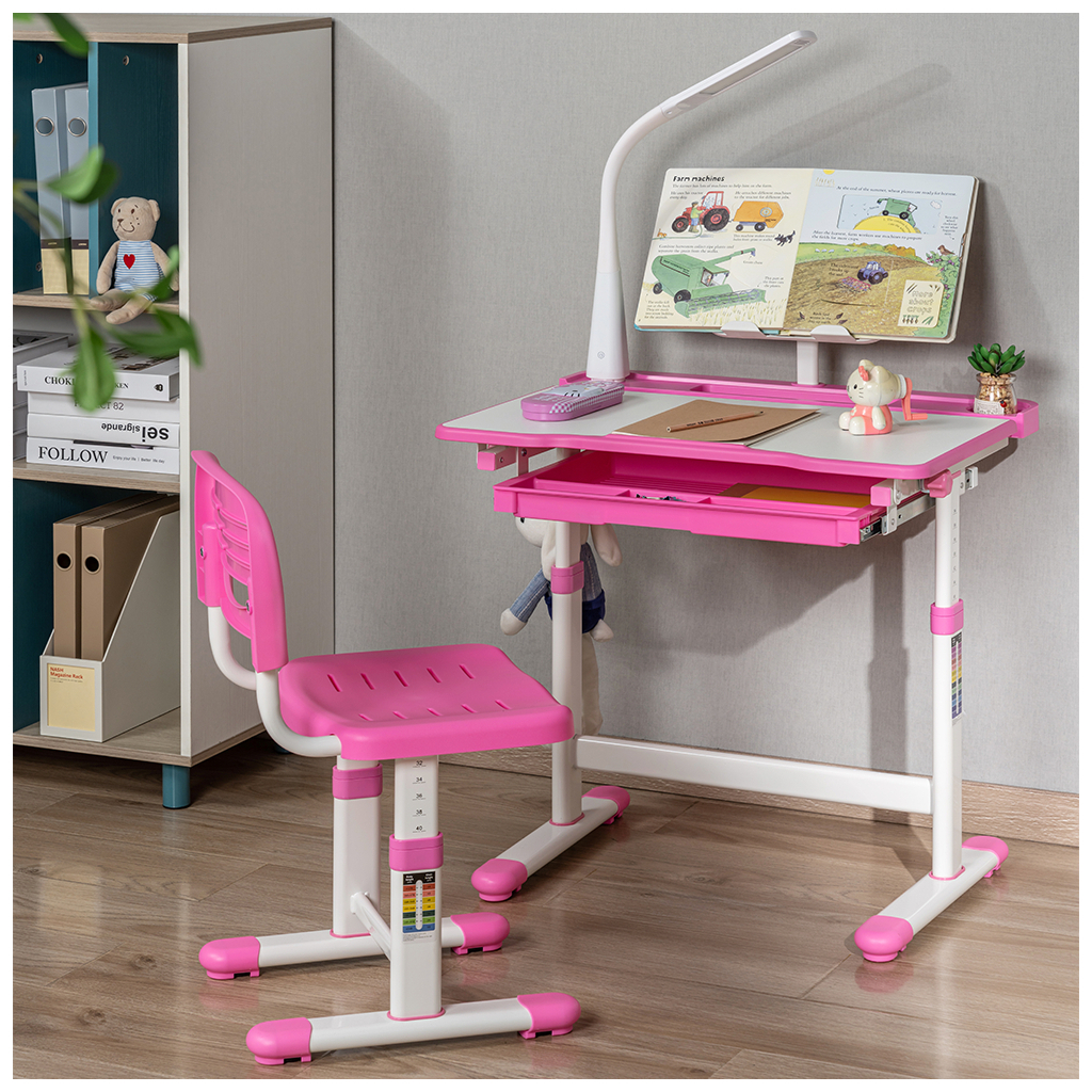Парта зі стільцем FunDesk Bellissima pink (2001002219160)