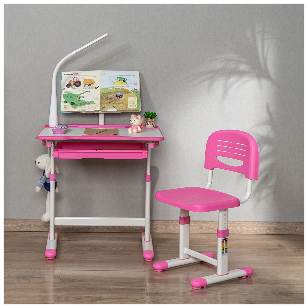 Парта зі стільцем FunDesk Bellissima pink (2001002219160)