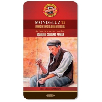 Colored pencils Koh-i-Noor Mondeluz watercolor 12 colors (3722)