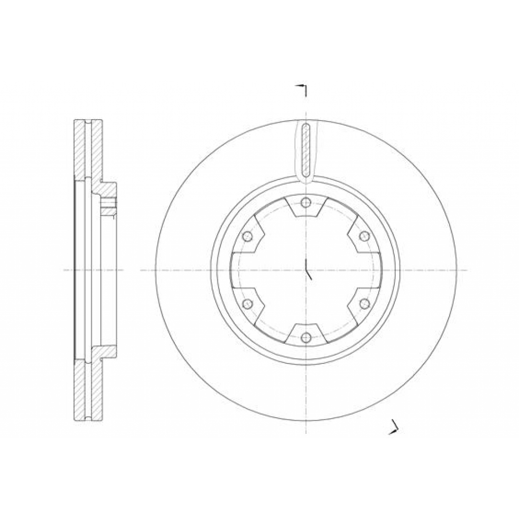 Гальмівний диск REMSA 6466.10