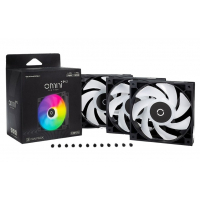 Кулер до корпусу Tecware Omni P12 - 3-Fan Pack (Black) ARGB + PWM (TWAC-OMP12-3BK)