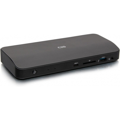 Port replicator C2G USB-C Thunderbolt 3 DP, Ethernet, USB, SD, mini jack, Power (C2G80926)