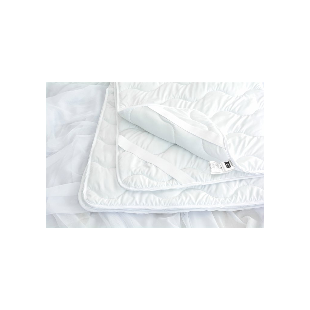 Наматрацник MirSon Eco Light №1712 EcoSilk Air-Soft звичайний на резинці по кутах White 180x200 см (2200002888349)