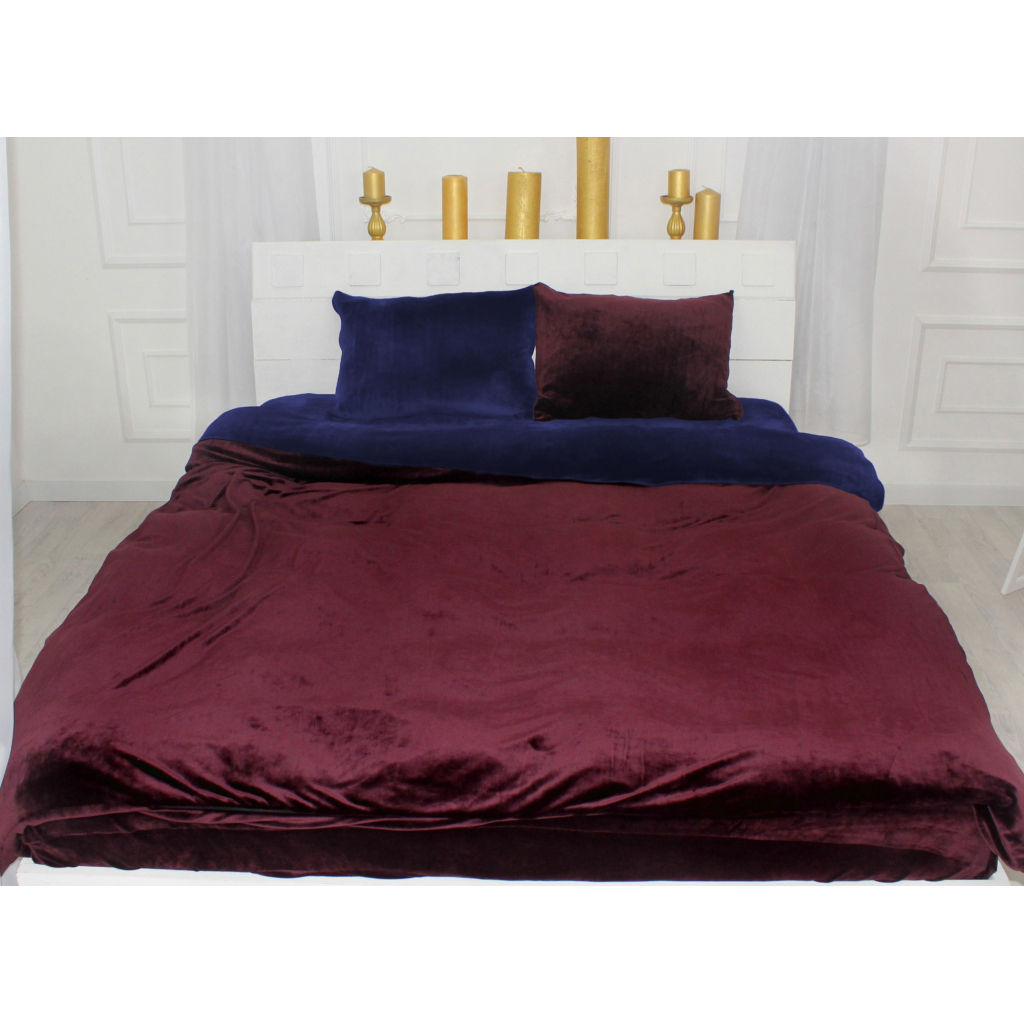 Постільна білизна MirSon Велюр Winter Frost 28-0006 + 28-0002 Primula Velvet 2х143х210 (2200004007052)