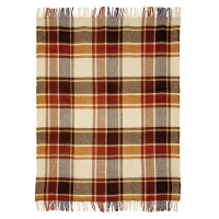 Yaroslav plaid from New Zealand wool 21/7 140x200 (40225)