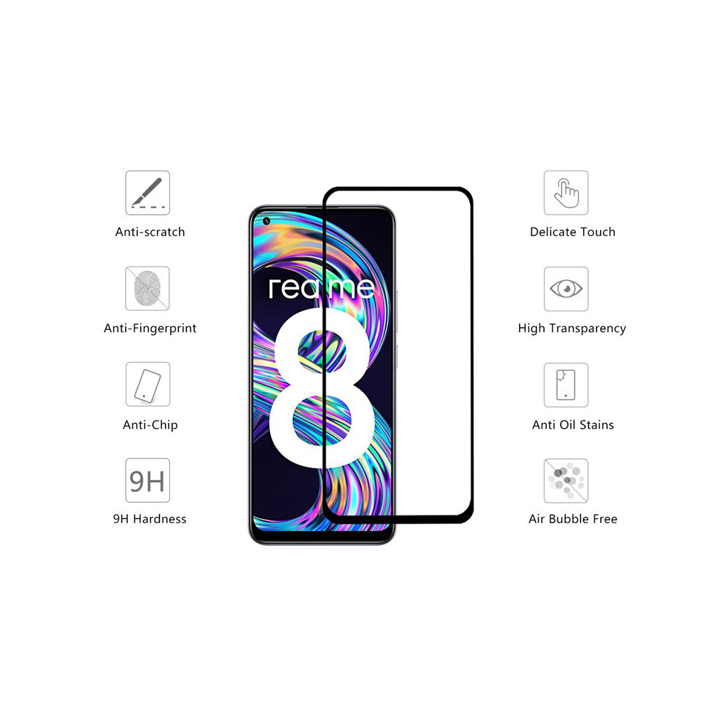 Скло захисне Drobak Realme 8 (494998) Скло захисне Drobak Realme 8 (494998)
