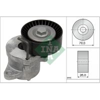 Belt tensioner with roller INA 534 0439 10