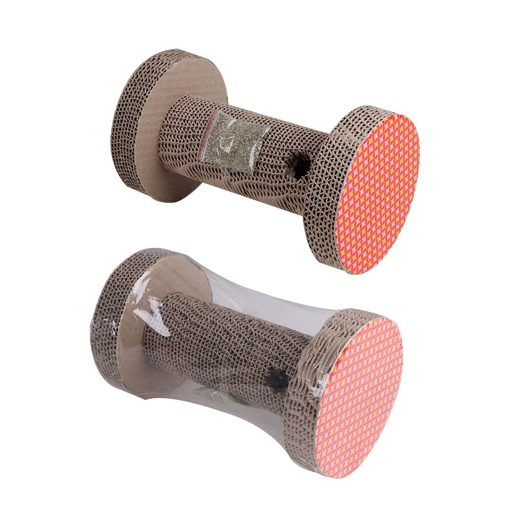 Дряпка (кігтеточка) для котів Eastland Гантель з котячою м'ятою 15x25 см (6970115703209)