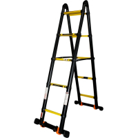Ladder GTM transformer telescopic 2*5x 0.9-4.2m anodized aluminum (KME3042B/2.1+2.1)