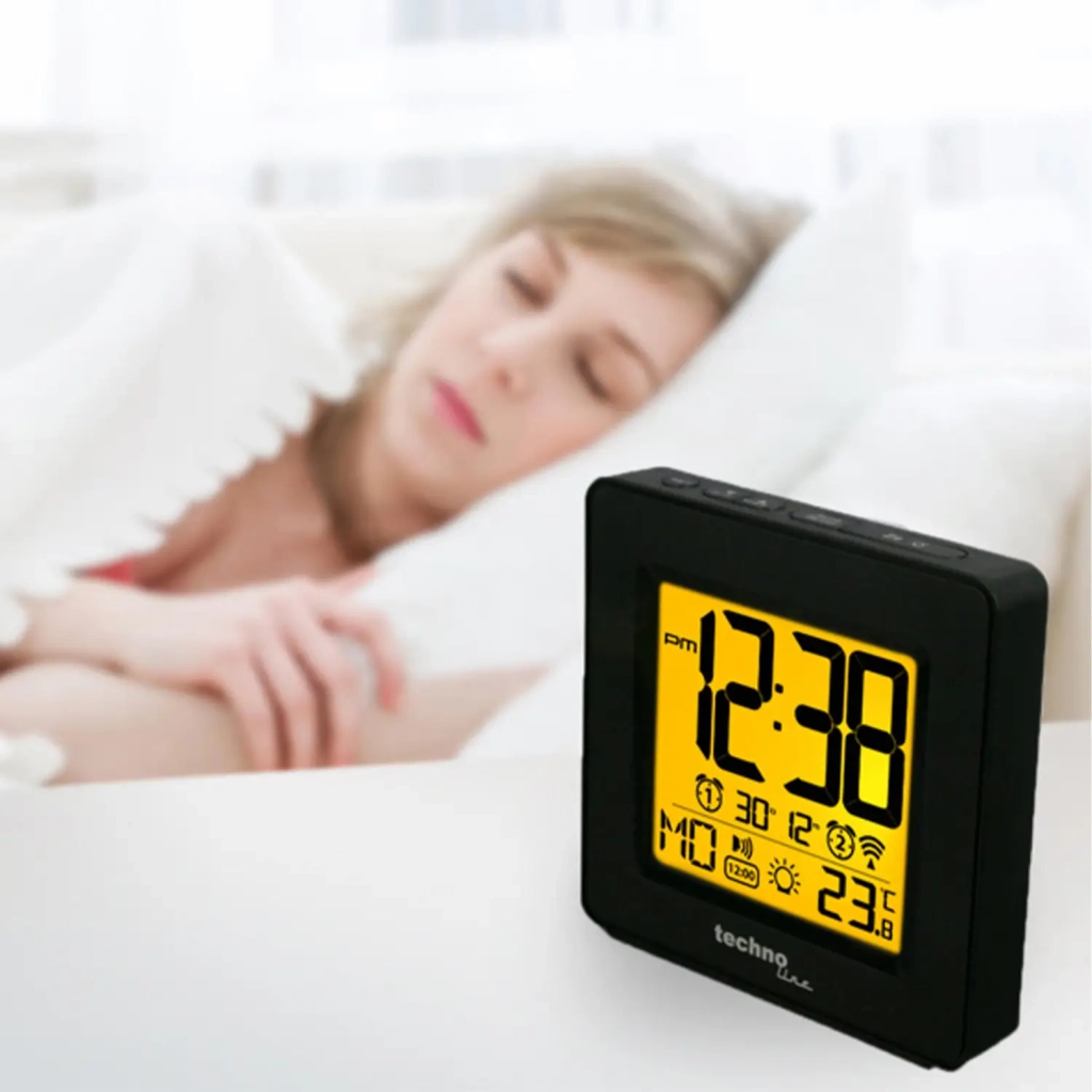 Настільний годинник Technoline WT330 Black (DAS301808)