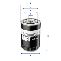 Oil filter UFI 23.102.00