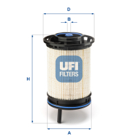 Fuel filter UFI 26.130.00