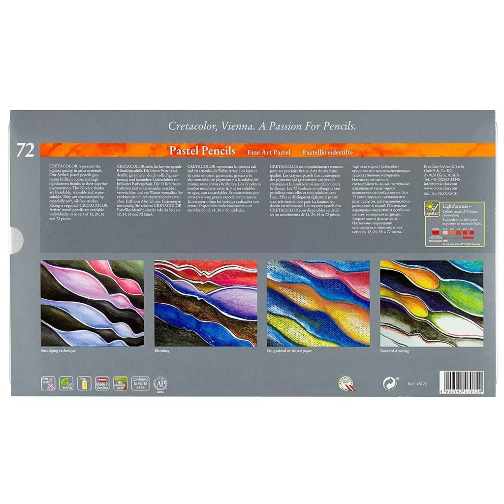 Пастель Cretacolor Fine Art Pastel олівці 72 кольори (9002592470729)