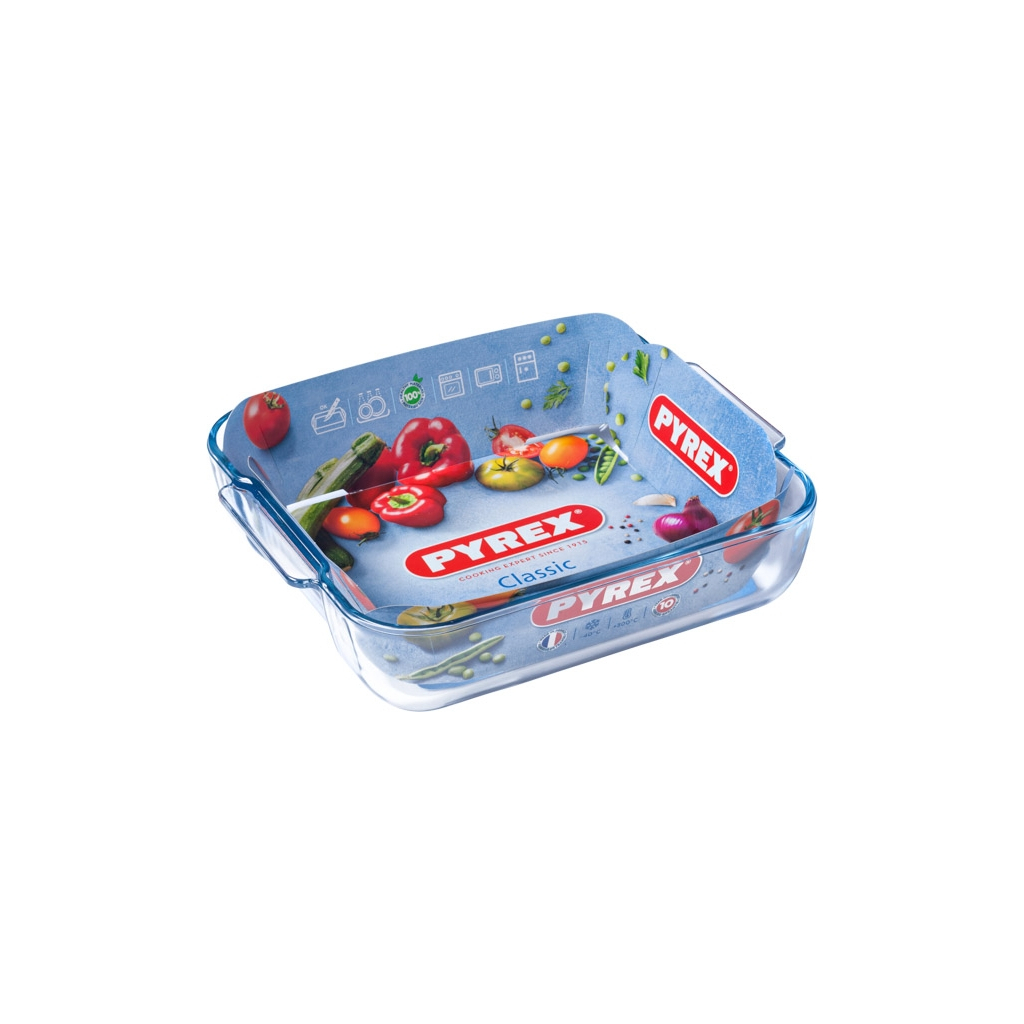 Форма для випікання Pyrex Classic квадратна 21 х 21 см (220B000/8046) Форма для випікання Pyrex Classic квадратна 21 х 21 см (220B000/8046)