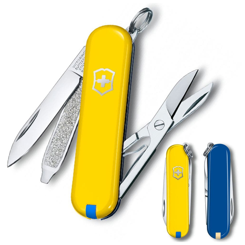 Ніж Victorinox Classic SD Ukraine Жовто-синій (0.6223.8G.2)