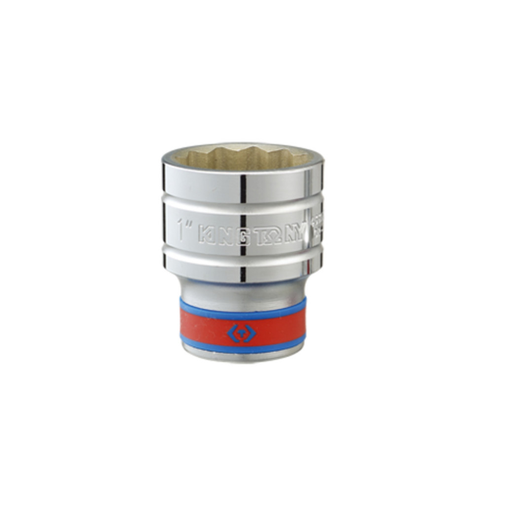 Торцева головка KING TONY 1/2" 12-гранна 13/16" дюймова (433026SR) Торцева головка KING TONY 1/2" 12-гранна 13/16" дюймова (433026SR)