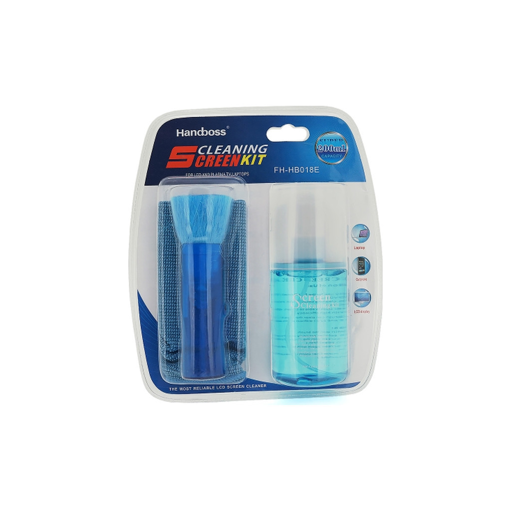 Універсальний чистячий набір HANDBOSS Cleaning Screen Kit 3in1 (FH-HB018) Універсальний чистячий набір HANDBOSS Cleaning Screen Kit 3in1 (FH-HB018)