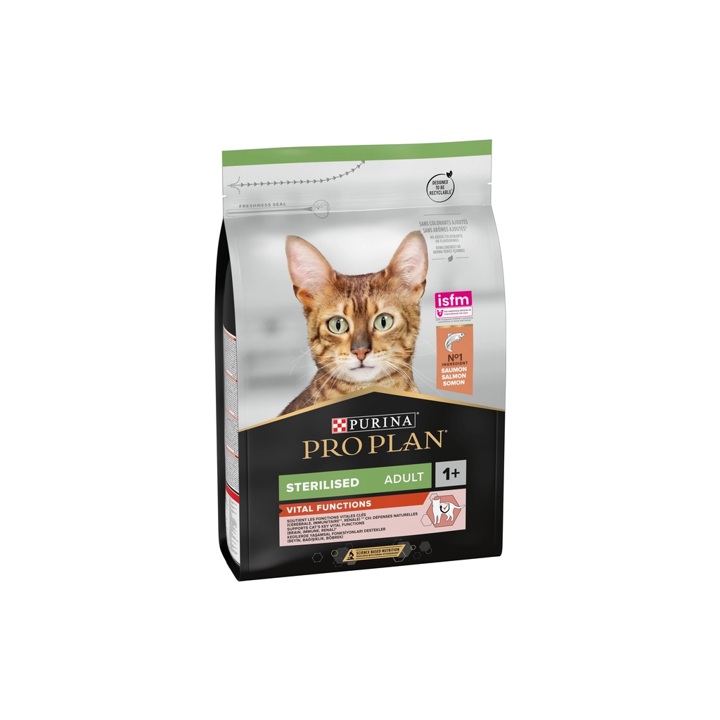 Сухий корм для кішок Purina Pro Plan Sterilised з лососем 3 кг (7613036517454)