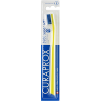 Зубна щітка Curaprox CS 3960 Super Soft Суперм'яка D 0.12 мм Жовта із синьою щетиною (CS 3960-06)