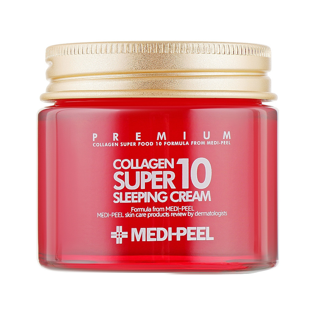 Крем для обличчя Medi-Peel Collagen Super10 Sleeping Cream Омолоджувальний нічний з колагеном 70 мл (8809409342382)