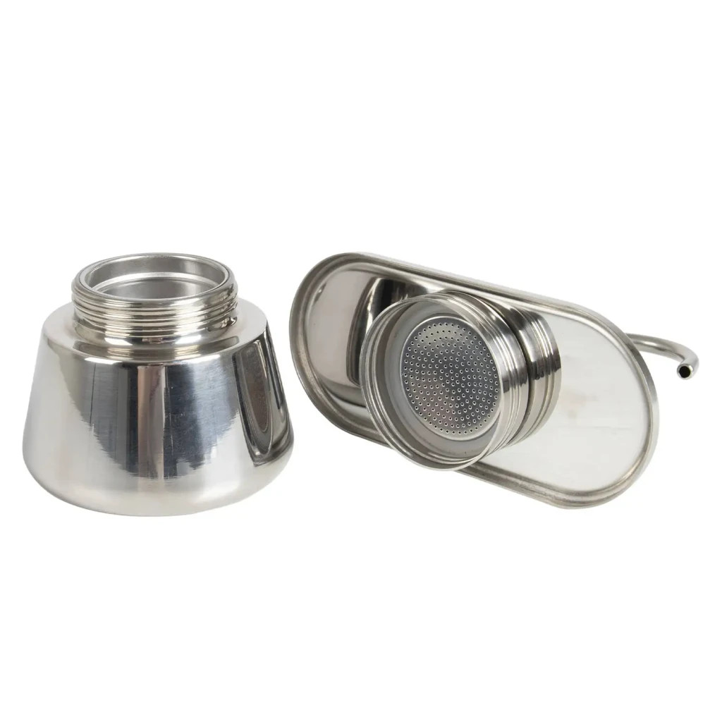 Кавоварка кемпінгова Bo-Camp Stainless Steel 2-cups Silver (2200545)