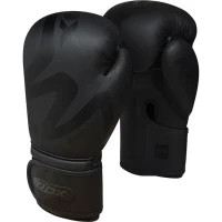 Боксерські рукавички RDX F15 Noir Matte Black 10 унцій (BGR-F15MB-10oz)