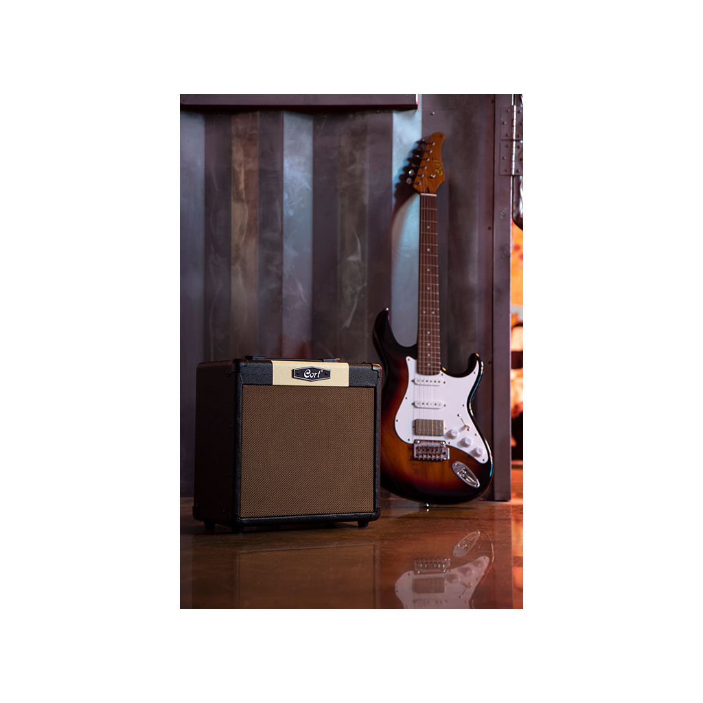Комбопідсилювач Cort CM15R Black (CM15R BK)