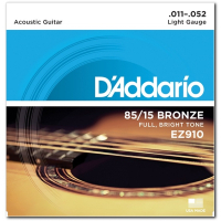 Струни для гітари D'Addario 85/15 Bronze Light (11-52) (EZ910)
