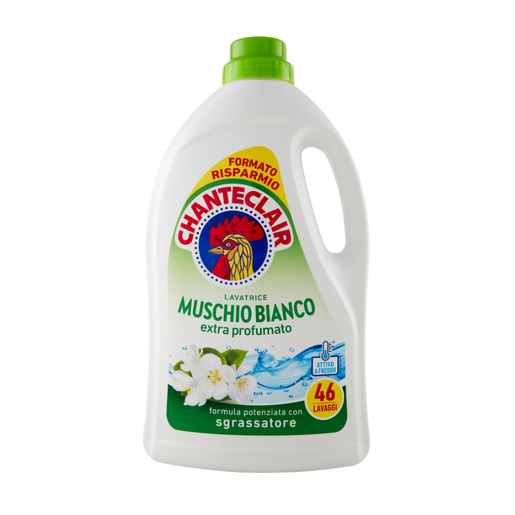 Гель для прання ChanteClair Muschio Bianco Білий мускус 2.07 л (8015194532598)