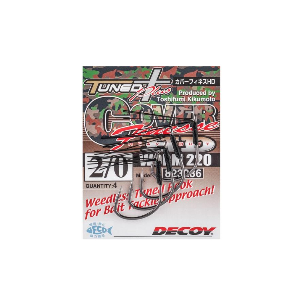 Гачок Decoy Worm220 Cover Finesse HD 2/0 (4 шт/уп) (1562.07.93)