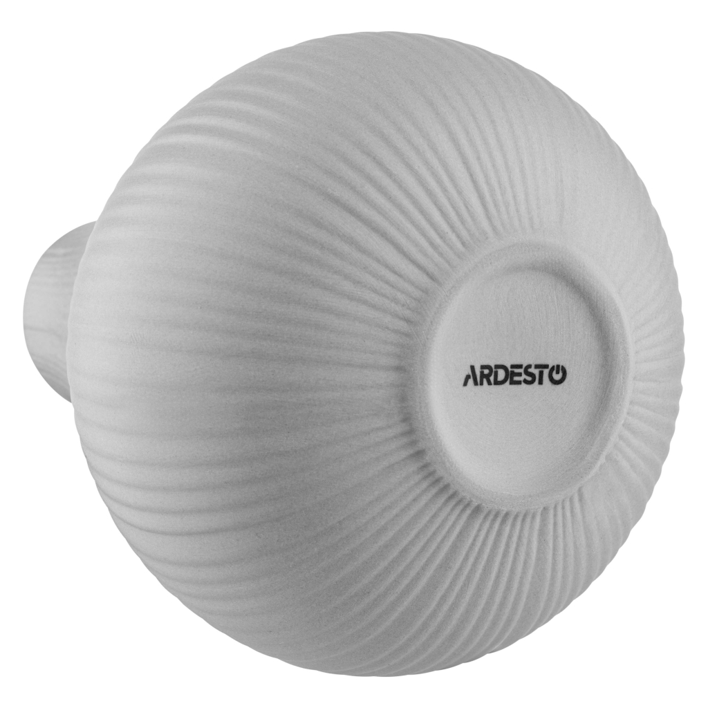 Ваза Ardesto Lucca, 13х15.5см, порцеляна, сірий (AR3802G)