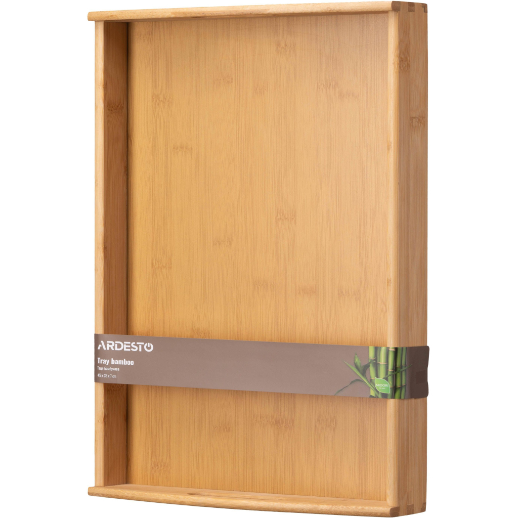 Таця Ardesto Midori, 45х33х7см, бамбук, прямокутна (AR1445BM)