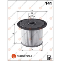 Fuel filter EUROREPAR E148076