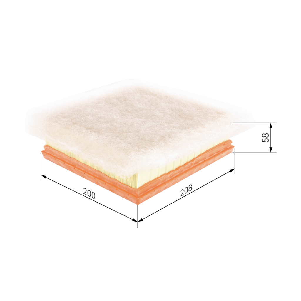 Повітряний фільтр для автомобіля Bosch F 026 400 235