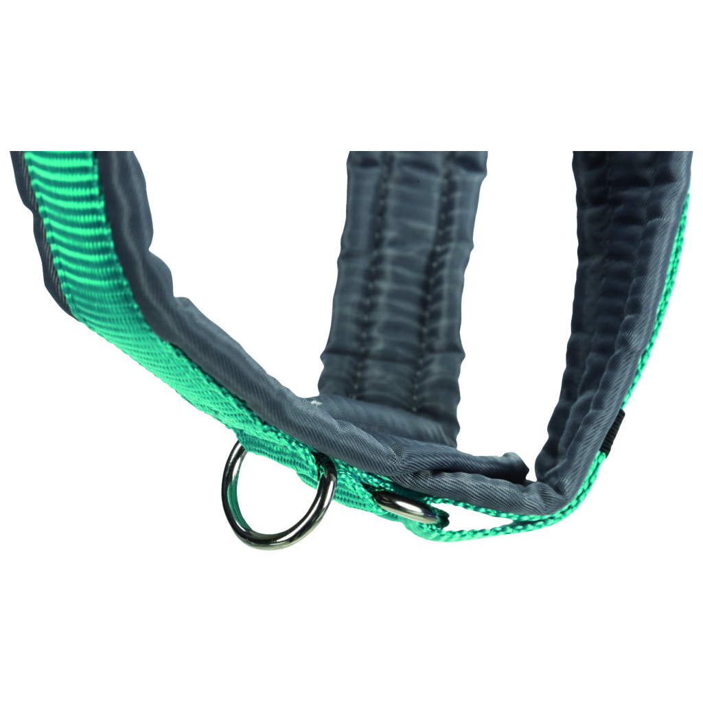 Шлея для собак Trixie Premium Трекінгова L 70-85 см 25 мм Аква-графіт (4053032679115)