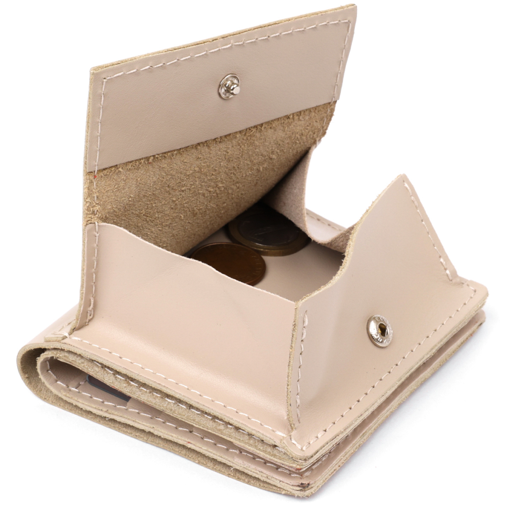 Портмоне Grande Pelle З монетницею Бежеве (11369)