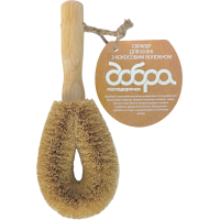 Scraper Good Housewife For the kitchen With coconut fiber 1 pc. (4820086523509)