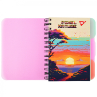 Notebook Yes B6 Pixel nature 144 sheets plastic cover (681988)