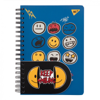 Notebook Yes 2 in 1 B5 B7 80 sheets 20 sheets double spiral Melt Smile cell (151842)