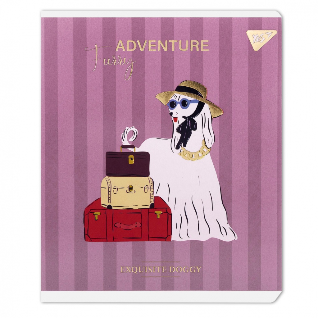 Зошит Yes Exquisite doggy А5 24 аркушів клітинка (767536) Зошит Yes Exquisite doggy А5 24 аркушів клітинка (767536)