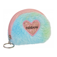 Children's wallet Cool For School Keychain fluffy Rainbow (CF87113)