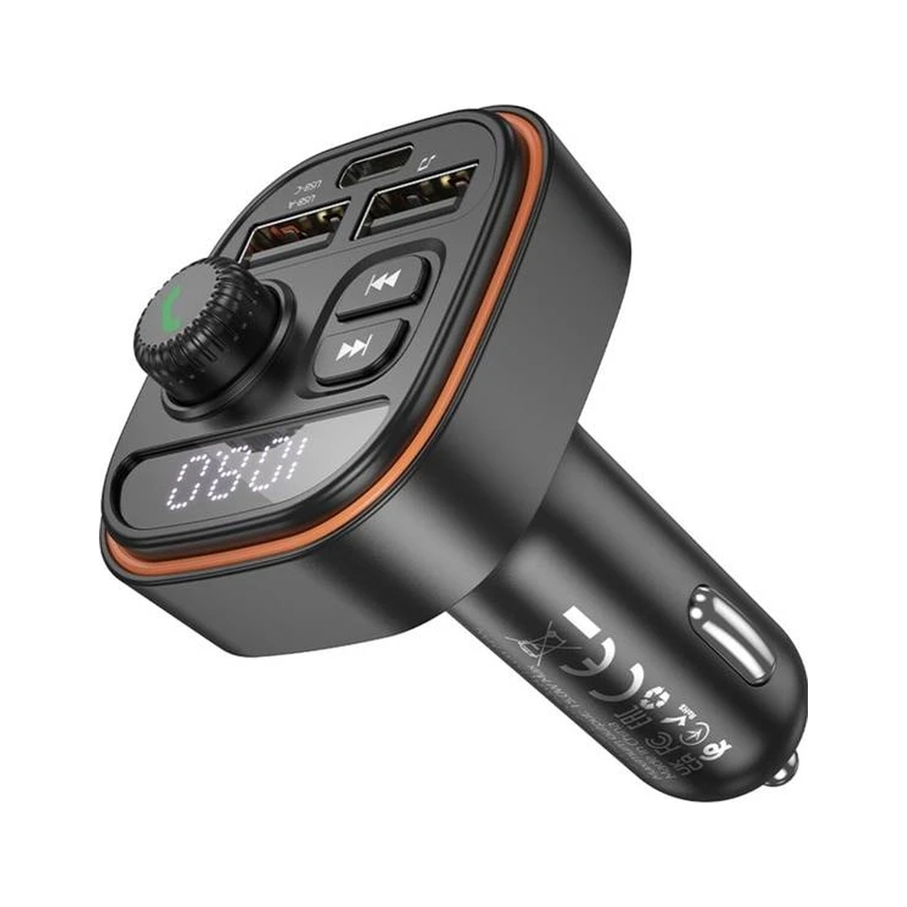 FM модулятор BOROFONE BC59, Black, Box FM модулятор BOROFONE BC59, Black, Box