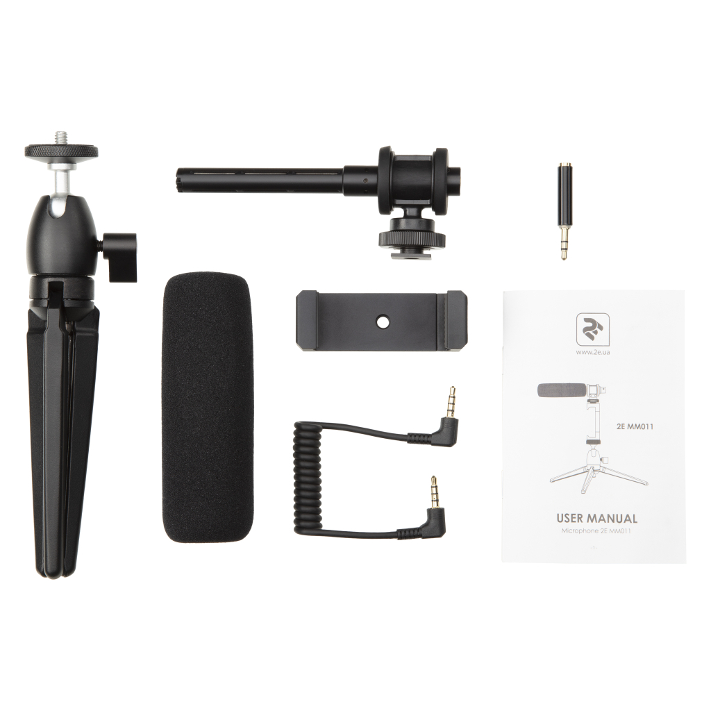 Мікрофон 2E AU-CM10S Vlog KIT 3.5 мм (2E-MM011_OLD)