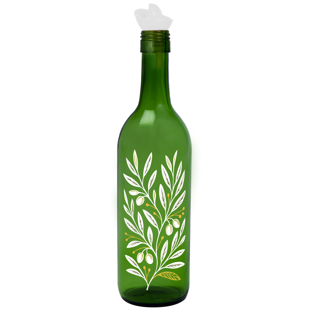 Пляшка для олії Herevin Emerald Green Olive Branch 0.75 л (151150-087)