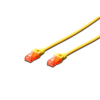Патч-корд 3м, UTP, cat.6, CCA, AWG 26/7, PVC, yellow Digitus (DK-1612-030/Y)