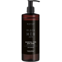 Гель для душу Mayur Black For Men 3 в 1 Парфумований для чоловіків 200 мл (4820230954999)