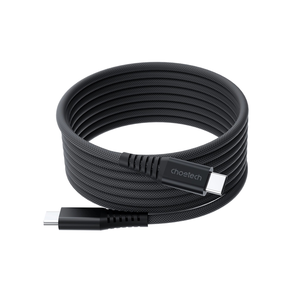 Дата кабель USB-C to USB-C 1.2m 240W magnetic black Choetech (XCC-1051-BK) Дата кабель USB-C to USB-C 1.2m 240W magnetic black Choetech (XCC-1051-BK)