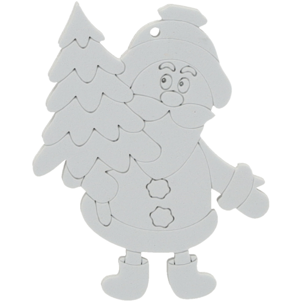 Ялинкова іграшка Chomik Комплект прикрас для розфарбовування 3шт 10см та фломас (5900779897120_1) Ялинкова іграшка Chomik Комплект прикрас для розфарбовування 3шт 10см та фломас (5900779897120_1)