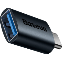 Перехідник OTG USB 3.1 AF to USB-C blue Baseus (ZJJQ000003)