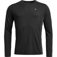 Thermal sweater Ortovox 185 Rock'n'Wool Long Sleeve Mns black raven - XXL - black (025.001.1289)